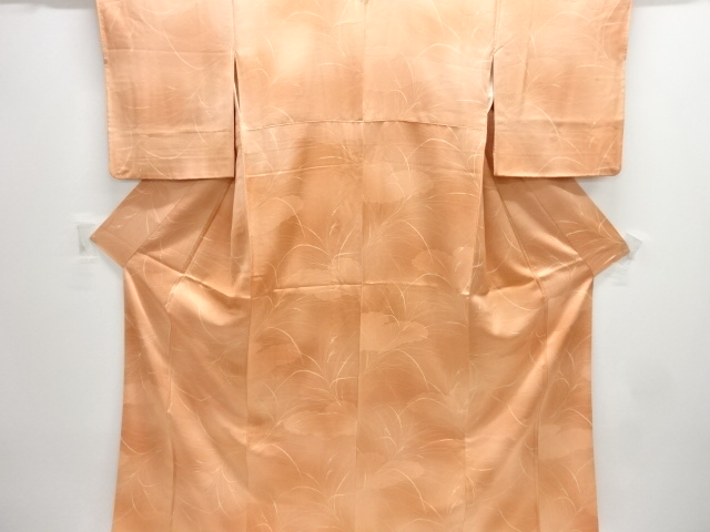 芒模様一つ紋小紋着物